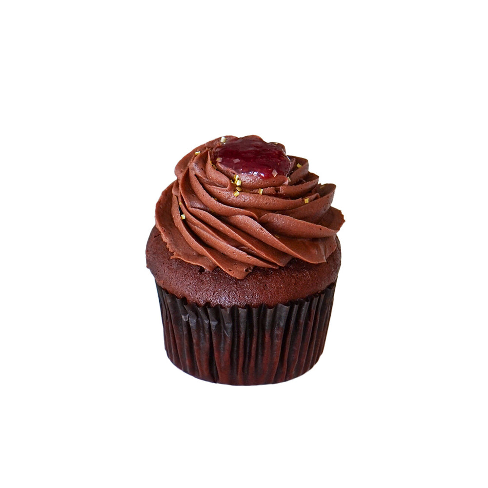 Chocolate Raspberry Seasonal Cupcake (6-Pack)